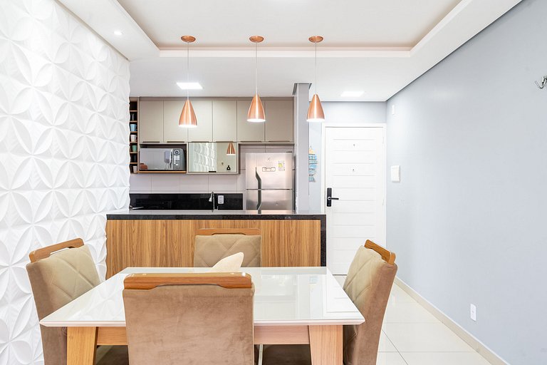 Moderno apartamento na Praia da Enseada