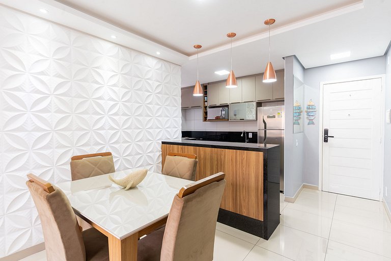 Moderno apartamento na Praia da Enseada