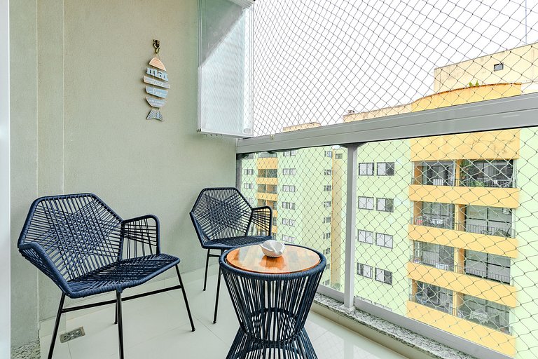 Moderno apartamento na Praia da Enseada