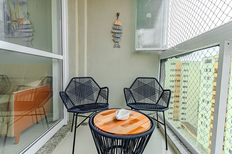 Moderno apartamento na Praia da Enseada