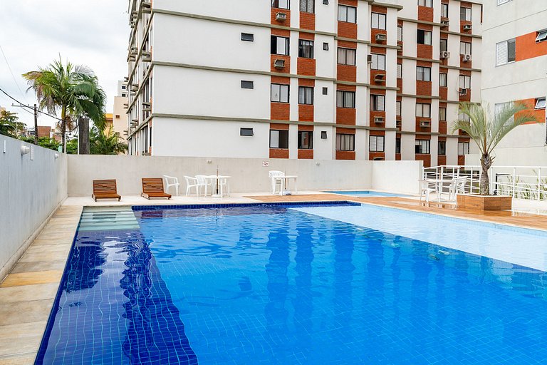 Moderno apartamento na Praia da Enseada