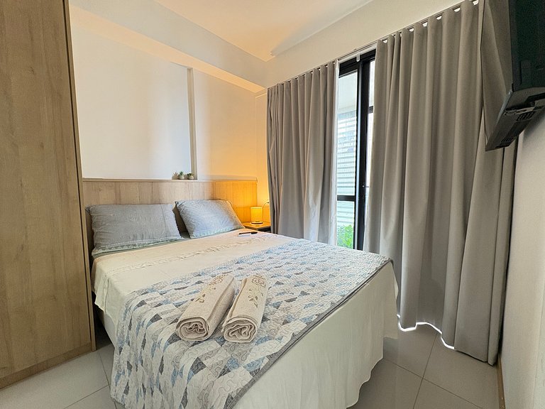 Farol da Barra em frente á praia