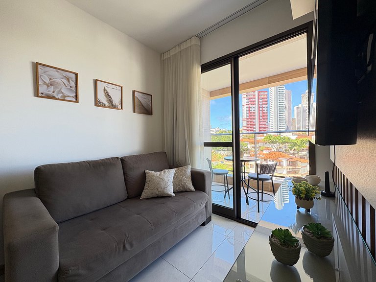 Apartamento com varanda em Salvador, Caminho das Árvores