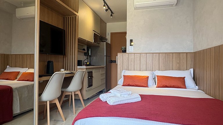 Studio com cozinha no Jardim Armação - Salvador/BA